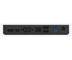 DELL WD15 180W, Laidinis, USB 3.2 Gen 1 (3.1 Gen 1) Type-C, 3,5 mm, USB A tipo, 10, 100, 1000 Mbit/s, Juoda