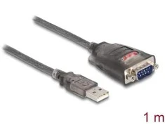 Delock Adapteris USB 2.0 Type-A iki 1 x serijinio RS-232 D-Sub 9 kontaktų kištukas 1 m
