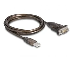Kabelis USB Delock Delock Adapteris USB2.0 Typ-A zu 1 x Seriell RS-232 D-sub9 pin
