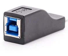 ADAPTER USB MICRO(M) 3.0->USB-B(F) 3.0 JUODA DELOCK