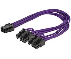 Delock Cable Power PCIe 6 kontaktų lizdas > 2 x 8 kontaktų vyriškas 30 cm