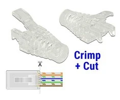 DELOCK Crimp&amp;Cut RJ45 Knickschutz St 20Stk