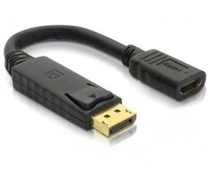 AV adapteris Delock Rodyti Uostas - HDMI juoda (61849)