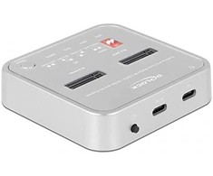 „Delock“ prijungimo stotelė, skirta 1 x M.2 NVMe SSD + 1 x M.2 SATA SSD