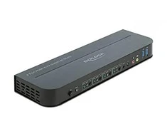 Delock HDMI KVM jungiklis 4K 60 Hz su USB 3.0 ir garsu