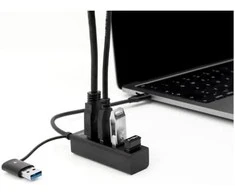 Delock 4 prievado USB 3.2 Gen 1 šakotuvas su USB Type-C™ arba USB Type-A jungtimi