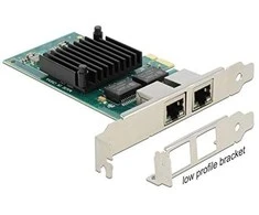 Delock PCI Express x1 kortelė 2 x RJ45 Gigabit LAN i350