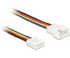 Delock 4-pin - 4-pin, 0.5m, Multicolor (85362)