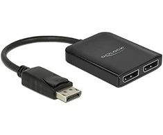 Delock DisplayPort 1.4 skirstytuvas 1 x DisplayPort zu 2 x DisplayPort MST