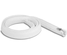 Delock pinta žarna su užtrauktuku karščiui atspari 1 mx 20 mm balta