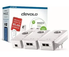 Maršrutizatorius Devolo Ag devolo Magic 2 WiFi ac Next Multiroom Kit 2400Mbit, Powerline+WLAN, 5x LAN, Mesh