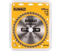 Pjovimo diskas medienai DeWalt DT1955; 235x30 mm; 40T