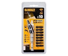 Dewalt Rinkinys sukimo antgalių 10elem. IMPACT TORISON, UCHWYT PRZEGUBOWY