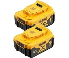 Priedų rinkinys DeWalt DCB184P2-XJ; 18 V; 2x5,0 Ah akum.
