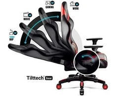 Žaidimų kėdė Diablo X-Horn 2.0 Gaming Chair Normal, Raudonos/Juodos spalvos