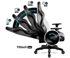 Diablo Chairs Diablo X-Horn 2.0 King Size Juodas ergonominė kėdė