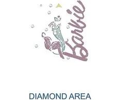 Diamond Dotz DIAMOND DOTS kūrybinis rinkinys piešimas deimantais Barbie Mermaid Vibes, 4000 deimantų, DBX.095