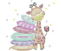 Diamond Dotz Deimantinė mozaika GIRAFF PILLOW 22x22 cm