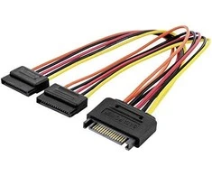 Digitus ASSMANN vidinis SATA maitinimo adapteris nuo 1 x SATA iki 2 x SATA 0,3 m, AK-430405-003-M