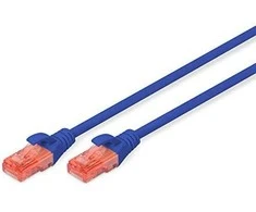 DIGITUS UTP LAN cable, patch 6 cat, 10.0m, mėlynas, 2xRJ45, DK-1617-100/B