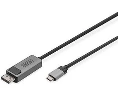 „Digitus“ | Dvikryptis adapterio kabelis | DB-300334-010-S | USB-C į DisplayPort