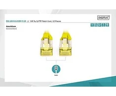 Digitus CAT 6A S / FTP PATCH CORD10P AWG CAT 6A S / FTP PATCH CORD10P AWG