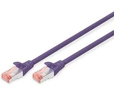 DIGITUS SFTP LAN kabelis, patch 6 cat, 2,0m, violetinė, 2xRJ45, DK-1644-020/VI