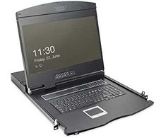 DIGITUS Prof.Mod.Konsole19" TFT 8-Port Cat.5 KVM TP dtsch.