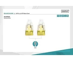 Digitus Patrikas U / UTP, 6A kat., 5m, pilkas (KV-1613- A-050)