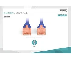 DIGITUS CAT 6 U/UTP pataisos laidas - LSZH