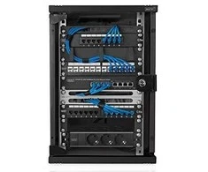 Digitus 254 mm (10 colių) 0,5U kabelio šepečio valdymo skydelis 22x254x10 mm