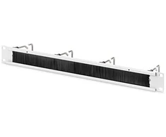Assmann Electronic DIGITUS DN-97668 1U kabelių valdymo skydelis su šepečiu 4xplieniniai žiedai 40x75mm pilkas RAL 7035