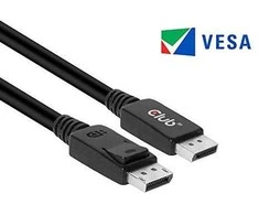 Club 3D DisplayPort 1.4 HBR3 8K60Hz DSC 1.2 Kabelis kištuku/kištuku – 1m