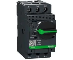 Schneider Electric Schneider Motor grandinės pertraukiklis 3P 0,25 kW 0,63-1A GV2P05