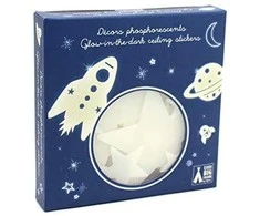 Djeco Kambario dekoracija - Šviečiantys lipdukai - Kosmosas ( DD04591 )