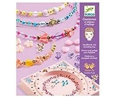 Djeco Papuošalų kūrimo rinkinys - Plaukų lankeliai ( DJ09837 )