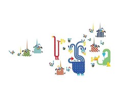 Djeco Sienos lipdukai „Riteriai ir drakonai"