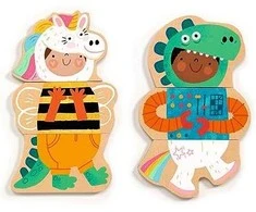 Dėlionė Djeco Magnetukų rinkinys - Apsirenkime (24 vnt.) ( DJ03128 )