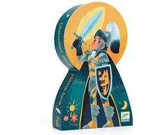Djeco Siluetų dėlionė - Riteris (36 detalių) ( DJ07237 )