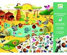 Djeco Nutrinami paveiksliukai - Savana, Dykuma, Šiaurės Ašigalis ( DJ09560 )