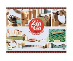 Djeco Statybos - Zig &amp; Go - Didelė siena - 48 vnt ( DJ05644 )