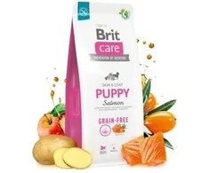 Sausas Šunų Maistas - Brit Care Šuniukams Su Lašiša 3 Kg