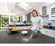 Dulkių siurblys Black &amp; Decker Juodas &amp; Decker NVC220WBC handheld vacuum Mėlyna, Chrome Bagless