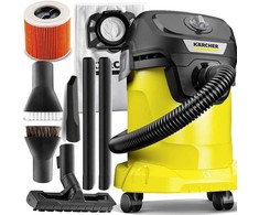Karcher Drėgno ir sauso valymo dulkių siurblys KWD 3 V-17/4/20 su siurbimo šepetėlio rinkiniu