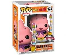 Funko Set figure POP &amp; Tee Dragon Ball Z Majin Buu Exclusive
