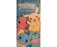 Paplūdimio rankšluostis Pokémon, 70x140 cm