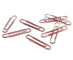 Sąvaržėlės Durable, geltono metalo, 77mm, apvalios (100) 1104-204