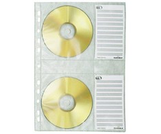 Durable KOSZULKA ZAWIESZKOWA NA CD POCZWÓRNA Z WYŚCIÓŁKĄ OCHRONNĄ 5szt.