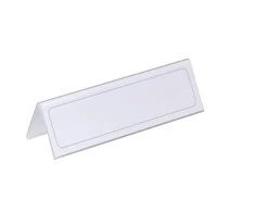 Durable Kortelė pastatoma vardinė 61/122x210mm