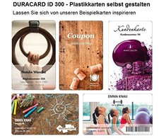 Durable DURABLE Duracard Plastikkarten Standard 100 Stück baltas